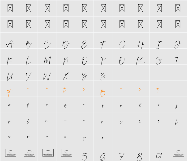 Brooklyn Free Character Map