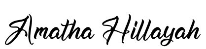 Amatha Hillayah Font Image
