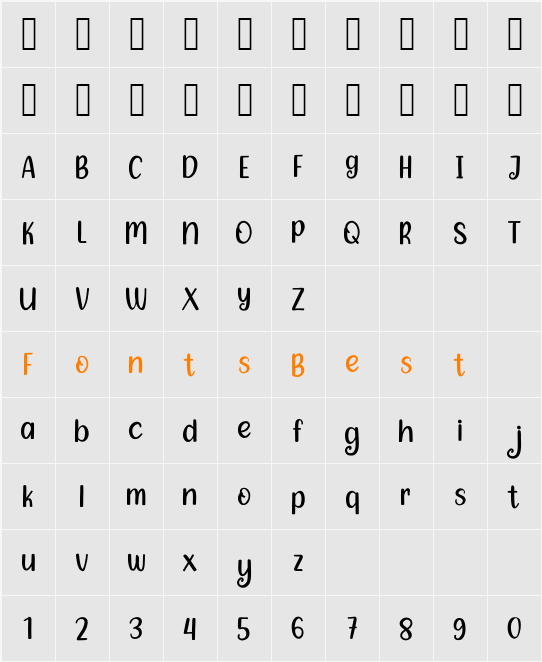 Easter-Sublimation Character Map