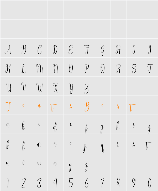 Aqilla Character Map