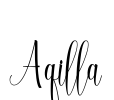 Aqilla Font Image