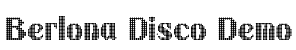 Berlona Disco Demo Font Image
