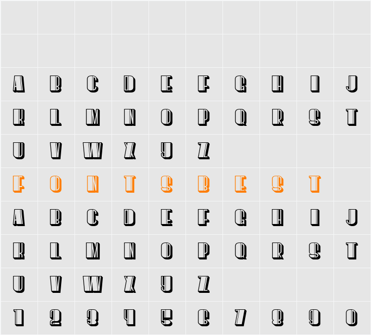 However Stylish Character Map