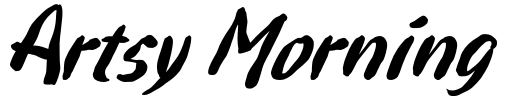 Artsy Morning Font Image