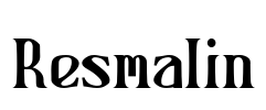 Resmalin Font Image