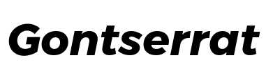 Gontserrat Font Image