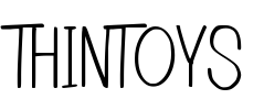 Thintoys Font Image