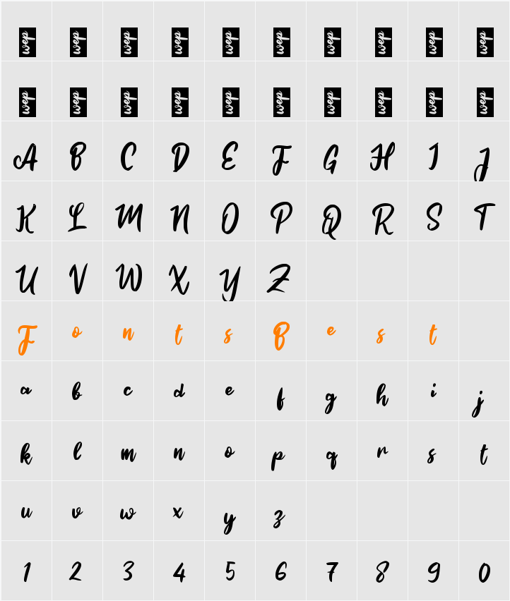 h Hilaria Character Map