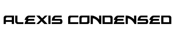 Alexis Condensed Font Image