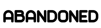 Abandoned Font Image