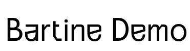 Bartine Demo Font Image