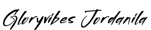 Gloryvibes Jordanila Font Image
