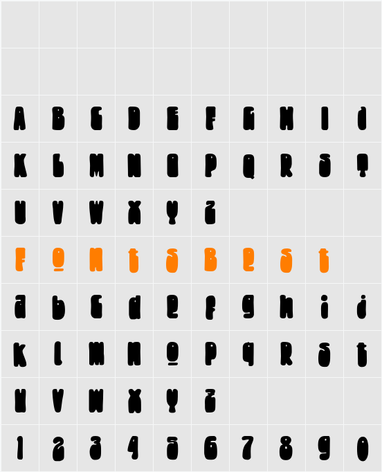 Demo Chuckle Splash Character Map