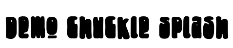 Demo Chuckle Splash Font Image