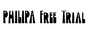 PHILIPA Free Trial Font Image