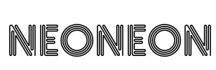 NeoNeon Font Image
