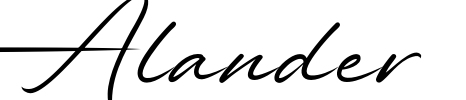 Alander Font Image