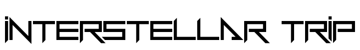 Interstellar Trip Font Image