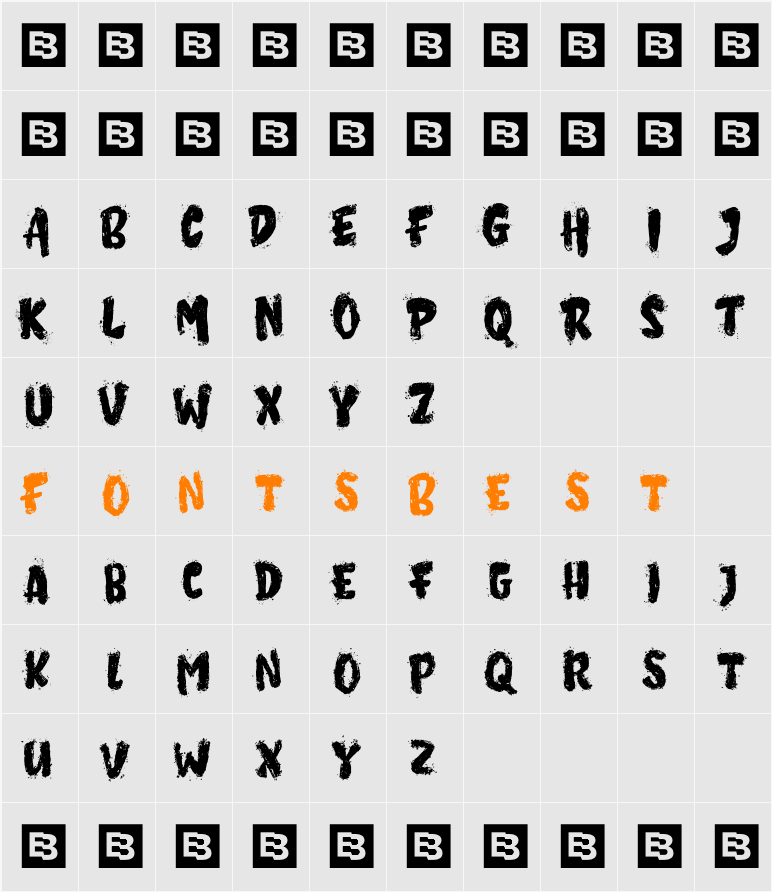 Big Bowl Trial Character Map