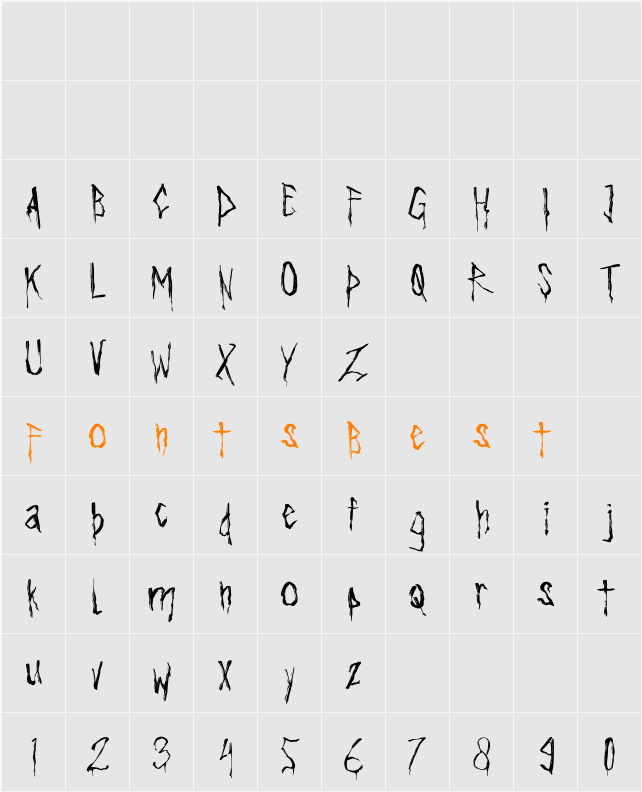 Corpsy Character Map
