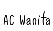 AC Wanita Font Image