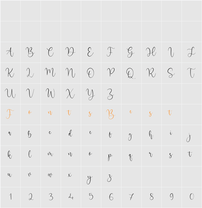 Angelic Matilda Character Map