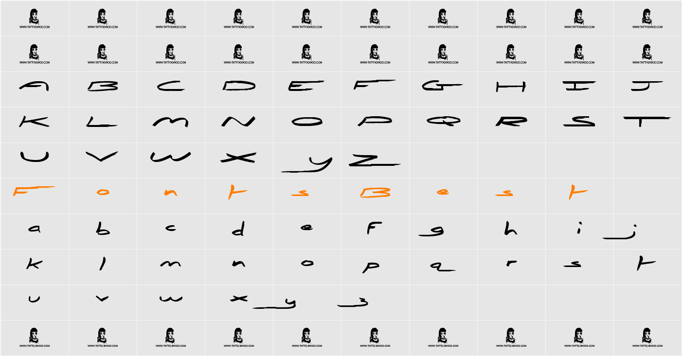 Abrahams Wish Character Map
