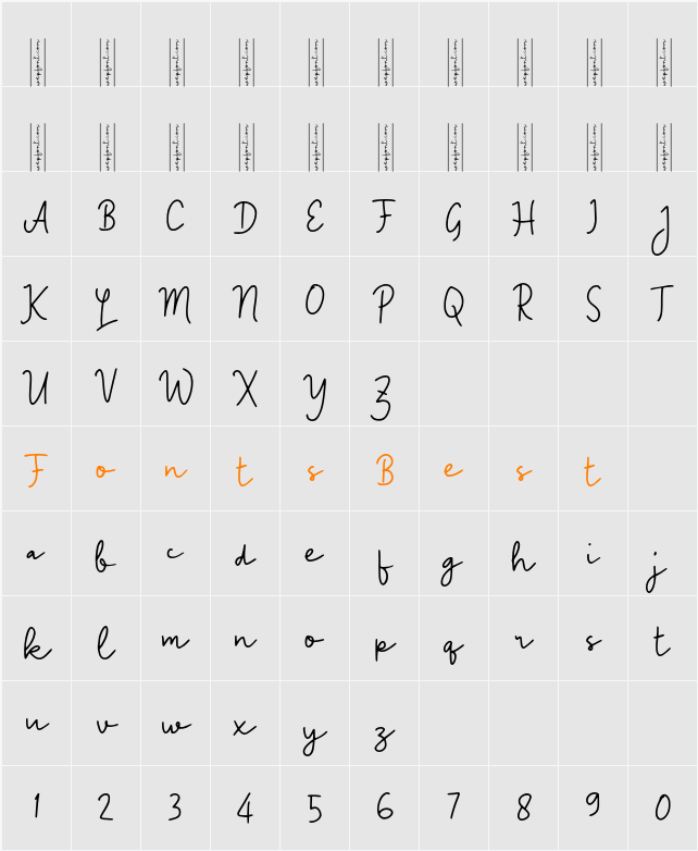 n Nabuya Character Map