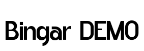 Bingar DEMO Font Image