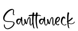 Santtaneck Font Image
