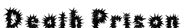 Death Prison Font Image