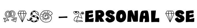 WUSH - Personal Use Font Image