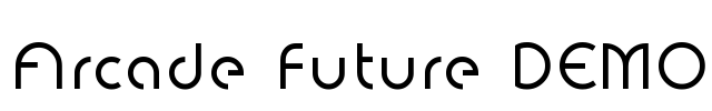 Arcade Future DEMO Font Image