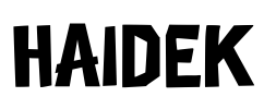 HAIDEK Font Image