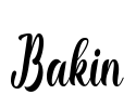 Bakin Font Image