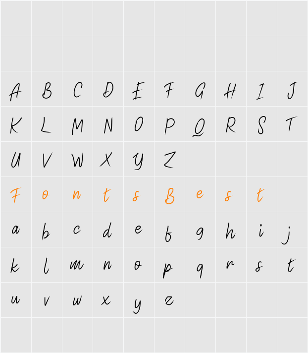 Acusted FREE Character Map