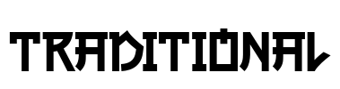 Traditional Font Image
