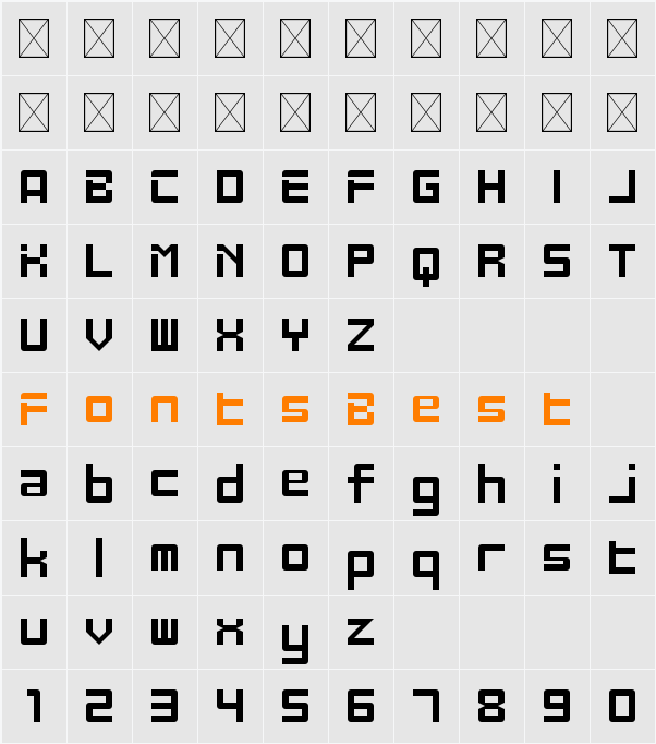 Sentnax Character Map