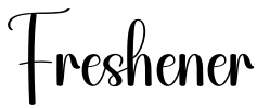 Freshener Font Image