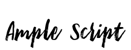 Ample Script Font Image