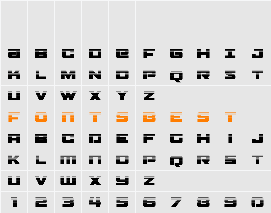 Power Broker Halftone Character Map