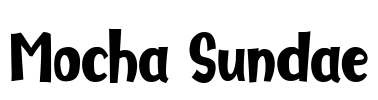 Mocha Sundae Font Image