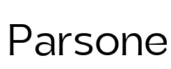 Parsone Font Image