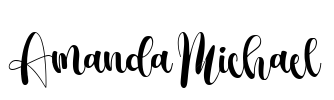 Amanda Michael Font Image