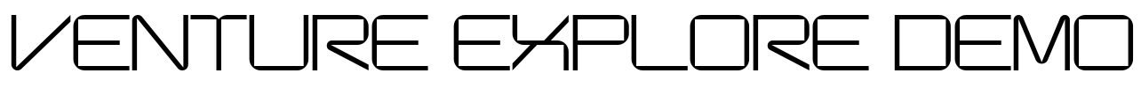 Venture Explore Demo Font Image