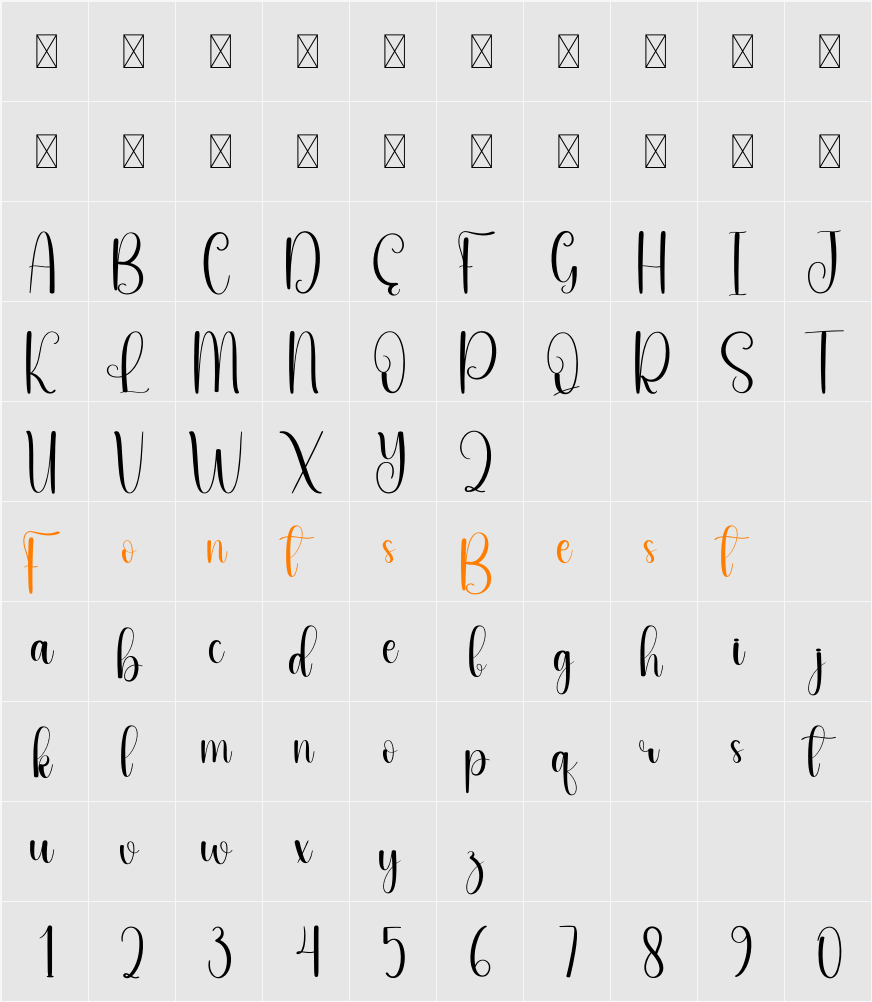 Nephew Character Map