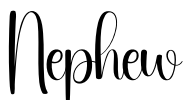 Nephew Font Image