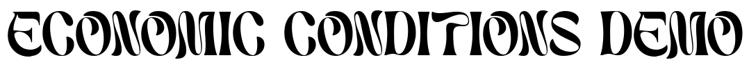 Economic Conditions Demo Font Image