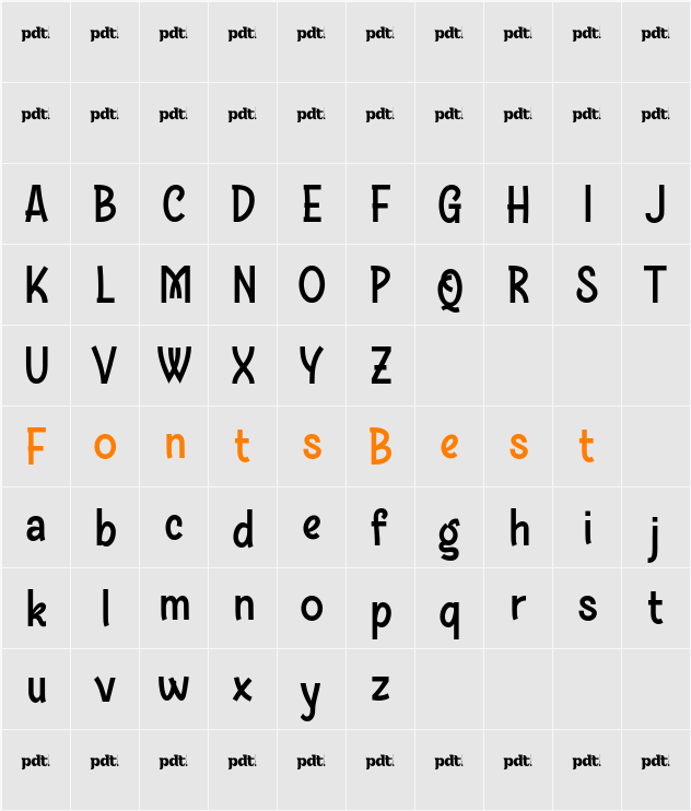 ABOXE Personal Character Map