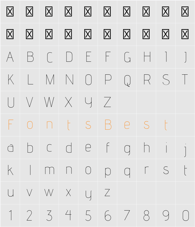 advent Character Map